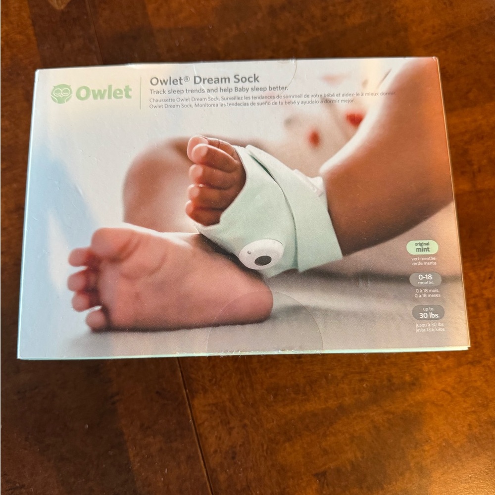 Owlet Dream Sock in Mint Green